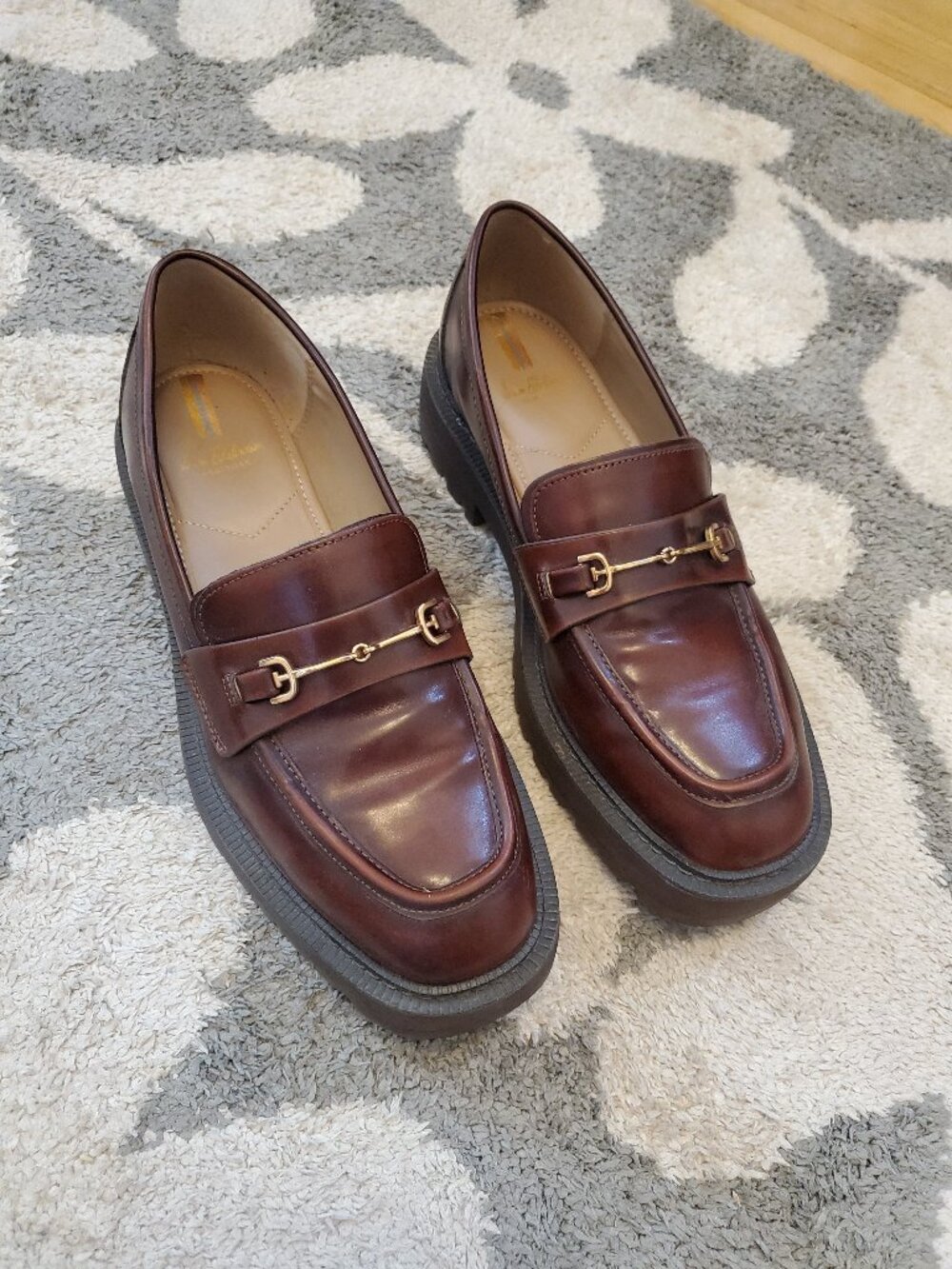 Sam Edelman "Laurs" Loafer, spiced brandy colour